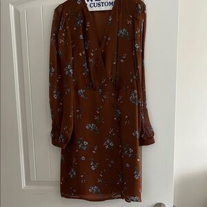 Floral Brown Dress